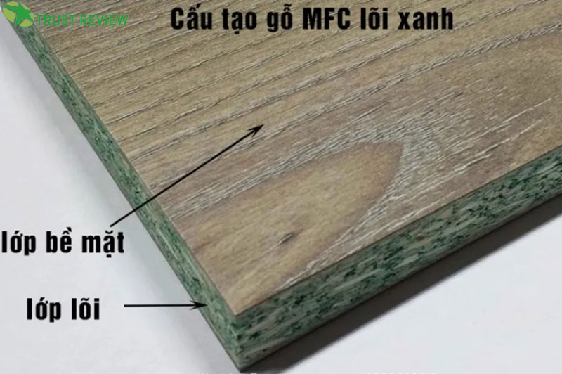 Ván MDF lõi xanh chống ẩm an cường