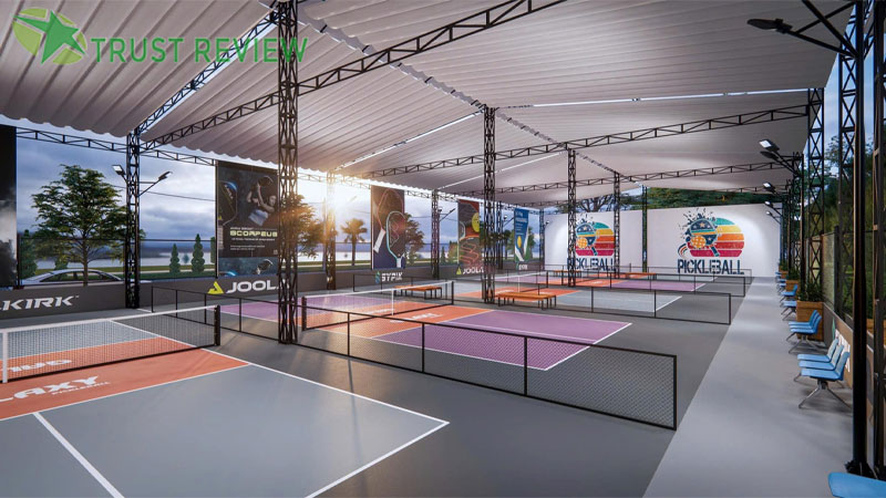 Thi công sân thể thao pickleball thanhphat