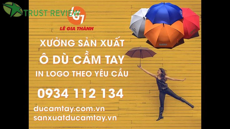  5 xưởng sản xuất dù cầm tay tại TPHCM tốt nhất thị trường