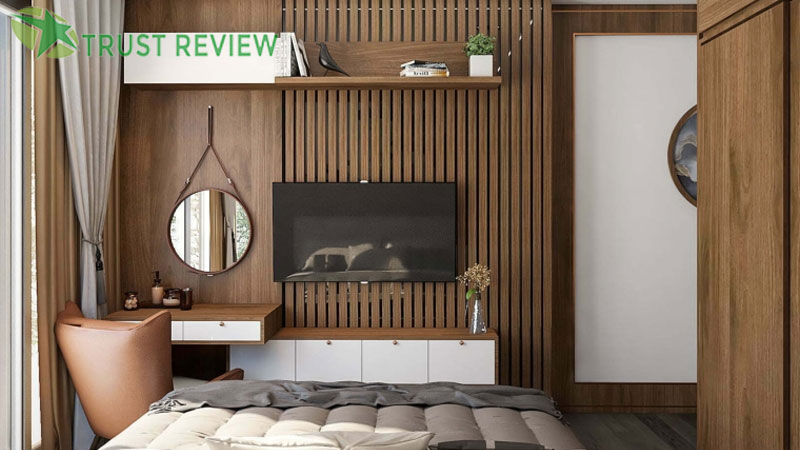 Review 15 mẫu phòng ngủ ốp nhựa giả gỗ đẹp, sang trọng 32 Review 15 mẫu phòng ngủ ốp nhựa giả gỗ đẹp, sang trọng