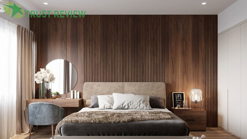 Review 15 mẫu phòng ngủ ốp nhựa giả gỗ đẹp, sang trọng 19 Review 15 mẫu phòng ngủ ốp nhựa giả gỗ đẹp, sang trọng