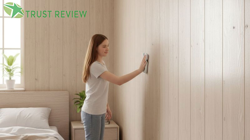 Review 15 mẫu phòng ngủ ốp nhựa giả gỗ đẹp, sang trọng 21 Review 15 mẫu phòng ngủ ốp nhựa giả gỗ đẹp, sang trọng