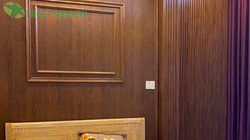 Review 15 mẫu phòng ngủ ốp nhựa giả gỗ đẹp, sang trọng 23 Review 15 mẫu phòng ngủ ốp nhựa giả gỗ đẹp, sang trọng