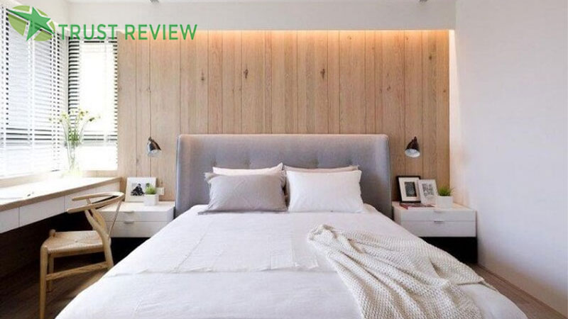 Review 15 mẫu phòng ngủ ốp nhựa giả gỗ đẹp, sang trọng 17 Review 15 mẫu phòng ngủ ốp nhựa giả gỗ đẹp, sang trọng