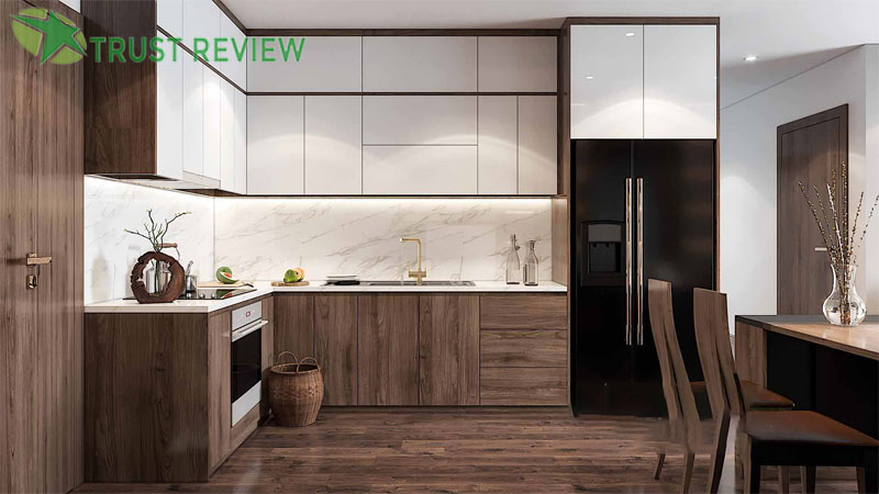 10 mẫu tủ bếp gỗ công nghiệp bền đẹp, giá tốt nhất 2026 18 10 mẫu tủ bếp gỗ công nghiệp bền đẹp, giá tốt nhất 2026