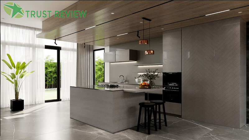 10 mẫu tủ bếp gỗ công nghiệp bền đẹp, giá tốt nhất 2026 16 10 mẫu tủ bếp gỗ công nghiệp bền đẹp, giá tốt nhất 2026
